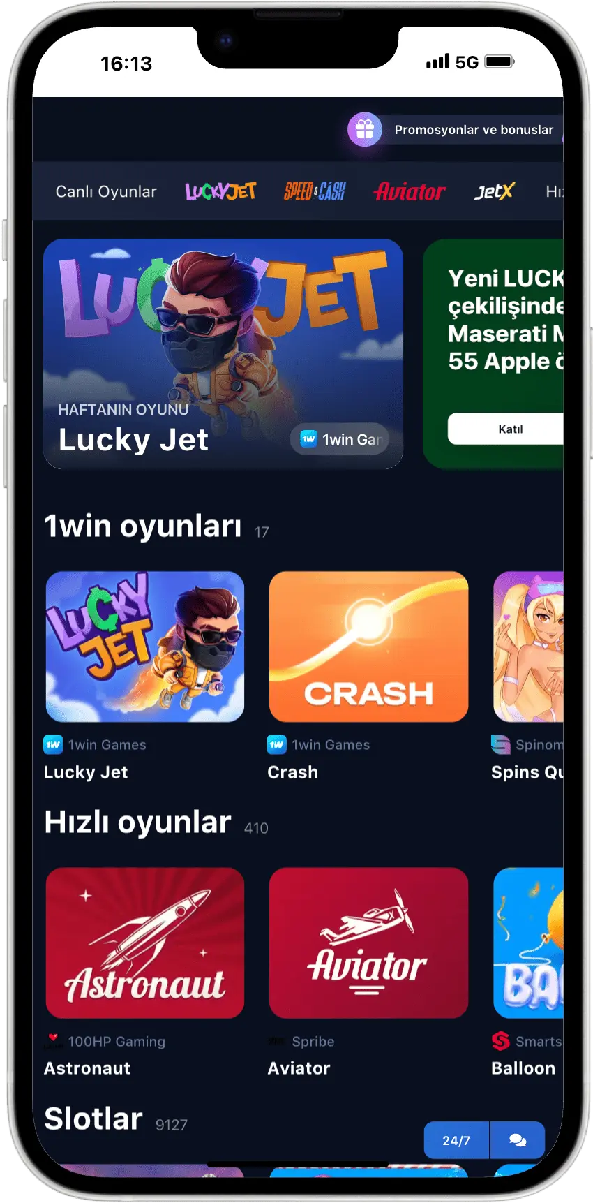 1win app indir